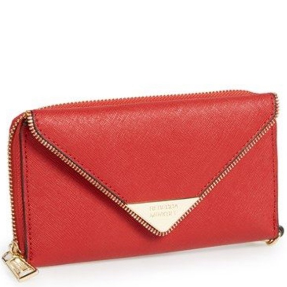 Rebecca Minkoff Handbags - Rebecca Minkoff • red ‘Zoey’ tech wristlet wallet